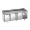 Stół chłodniczy do pizzy Premium PLUS – 1980 x 700 mm – z 3 drzwiami