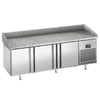 Stół chłodniczy do pizzy Premium PLUS – 1980 x 700 mm – z 3 drzwiami