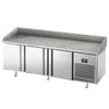 Stół chłodniczy do pizzy Premium PLUS – 1980 x 700 mm – z 3 drzwiami