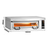 Elektryczny Piec do pizzy - 6 x Ø34cm - Panel dotykowy - z okapem