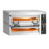 Elektryczny piec do pizzy Power – 6+6 x 34 cm – manualna obsługa – z pokrywą