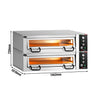 Elektryczny piec do pizzy Power – 6+6 x 34 cm – manualna obsługa