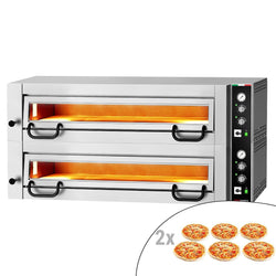 Elektryczny piec do pizzy Power – 6+6 x 34 cm – manualna obsługa