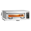 Elektryczny piec do pizzy Power – 6 x 34 cm – manualny – z pokrywą