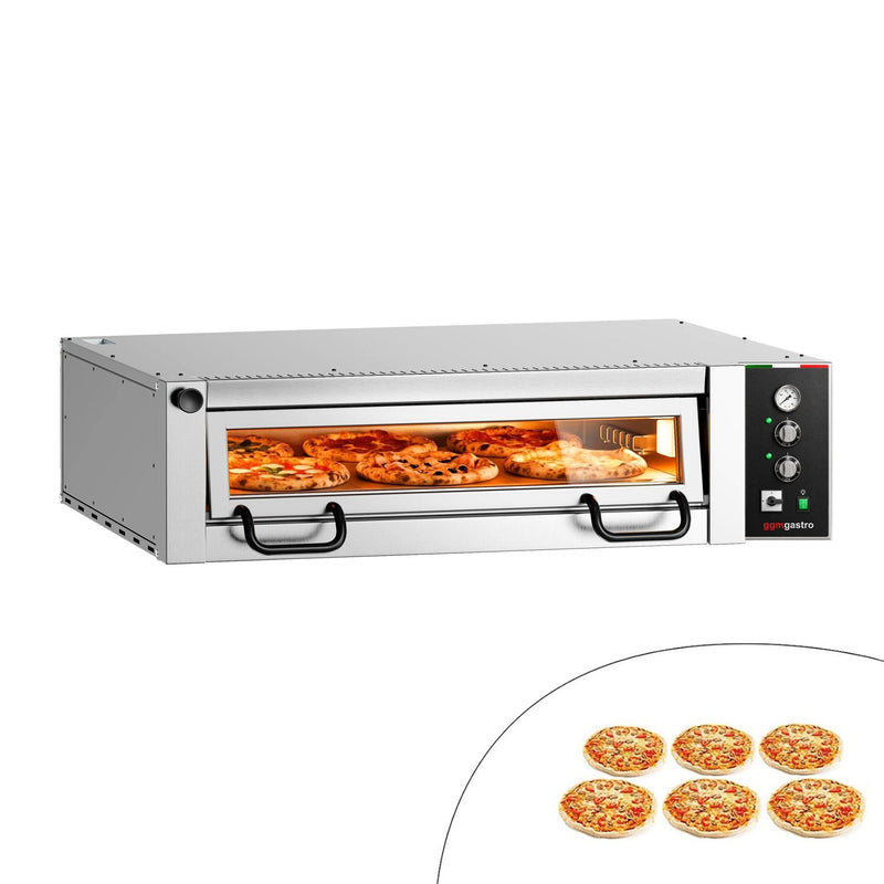 Elektryczny piec do pizzy Power – 6 x 34 cm – manualna obsługa