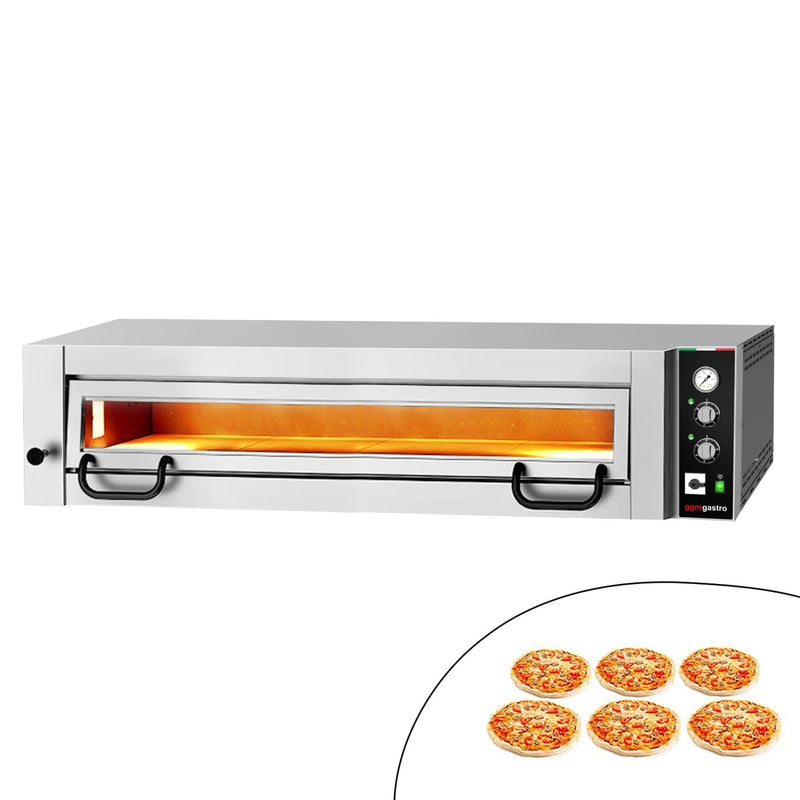 Elektryczny piec do pizzy Power – 6 x 34 cm – manualna obsługa