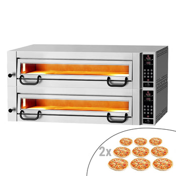 Elektryczny piec do pizzy Power – 9+9 x 34 cm – cyfrowy