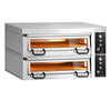 Elektryczny piec do pizzy Power – 9+9 x 34 cm – manualna obsługa – z pokrywą