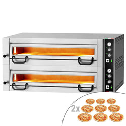Elektryczny piec do pizzy Power – 9+9 x 34 cm – manualna obsługa