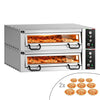 Elektryczny piec do pizzy Power – 9+9 x 34 cm – manualna obsługa