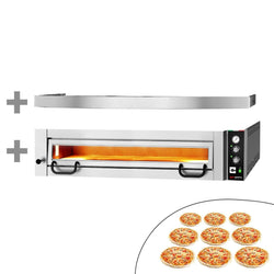 Elektryczny piec do pizzy Power – 9 x 34 cm – manualny – z pokrywą