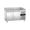 Stół chłodniczy do pizzy ECO – 1500 x 800 mm – z 2 drzwiami
