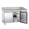 Stół chłodniczy do pizzy ECO – 1500 x 800 mm – z 2 drzwiami