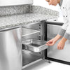 Stół chłodniczy do pizzy ECO - 2025x800mm - z blatem granitowym - 3‑drzwiowy