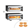 (2 szt.) Piec do pizzy – elektryczny – 4x 30 cm – manualny – seria CARLO