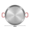 Patelnia do paelli – średnica 600 mm – stal węglowa – czerwone uchwyty