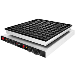 Gofrownica - pojedyncza - manualna - 3 kW - kształt: poffertjes - na 100 sztuk