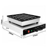 Gofrownica – pojedyncza – kształt: poffertjes – na 25 szt. – 850 W – manualna