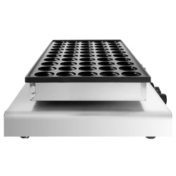 Gofrownica - Pojedyncza - 1,7kW - poffertjes 50 szt. - Ø 42mm - na 50 szt. - płyty z powłoką teflonową