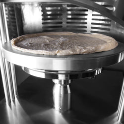 Prasa do pizzy – do spodów o średnicy 330 mm – maksymalna ilość ciasta: 130–250 g