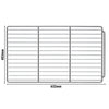 Plastikowy ruszt wsparcia - EN 405x630mm - odpowiednia dla serii BKS, POS8 & ZBS8