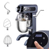 Commercial Floor Standing Planetary Mixer – 20 Litres – 1.1 kW – with Display, Lighting & 3 Attachments – Light Ivory, image 1 of 13