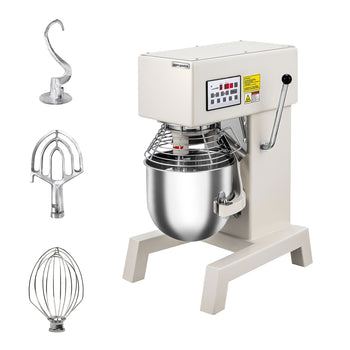 Mikser planetarny – 10 litrów – 750 W – w zestawie 3 nasadki do mieszania - Prime Gastro