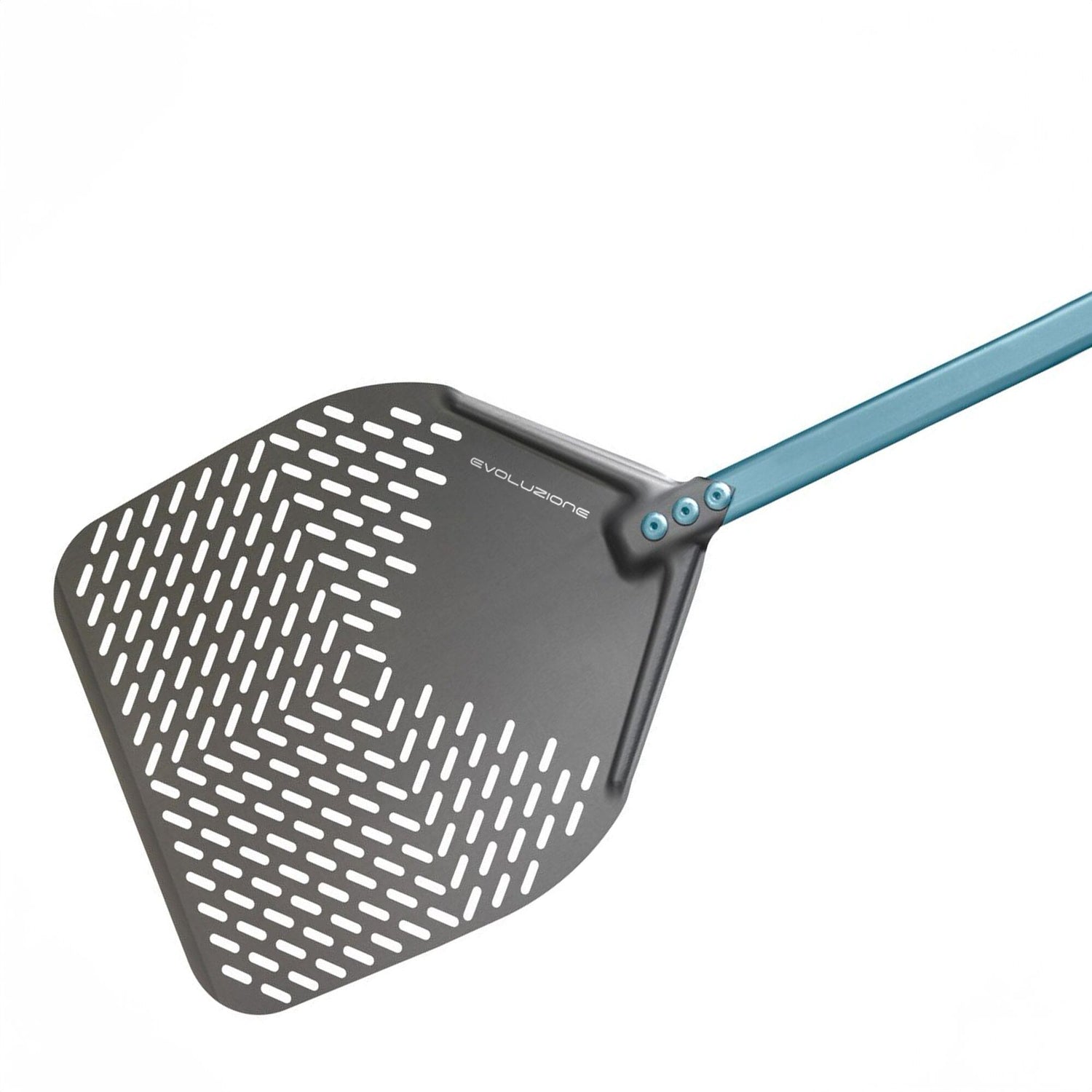 Łopatka do pizzy - EVOLUZIONE - aluminium - 360 mm - perforowana - specjalne anodowanie S.H.A. - Prime Gastro