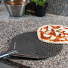 Łopata do pizzy EVOLUZIONE – perforowana – aluminium – 360 mm – ze specjalnym anodowaniem S.H.A.
