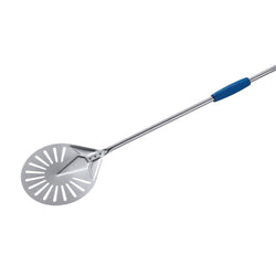 Łopatka do pizzy - AZZURRA - stal nierdzewna - Ø 230 mm - perforowana