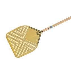Łopatka do pizzy - GOLD - Aluminium - 330x330mm - perforowana - specjalna anodyzacja G.H.A.