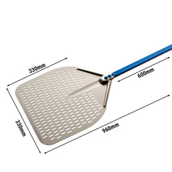 Łopatka do pizzy - AZZURRA - aluminiowa - 330 mm - perforowana