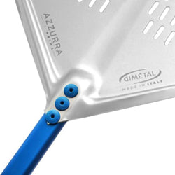 Łopatka do pizzy - AZZURRA - aluminium - 450x450mm - perforowana
