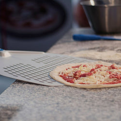 Łopatka do pizzy - AZZURRA - aluminiowa - 330 mm - perforowana