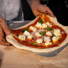 Łopata do pizzy AZZURRA – perforowana – aluminium – 450 x 450 mm
