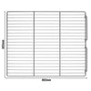 Plastikowy ruszt wsparcia - 602x800 mm - odpowiednia dla BKG & BTKG