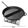 UBERT | Commercial Table stove - Electric - 5.2 kW - Ø650 mm giant pan - Swivel pan & grate