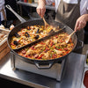 UBERT | Commercial Countertop Gas Giant Frying Pan - Ø800 mm - 8.8 kW - Stainless steel - Swivel pan