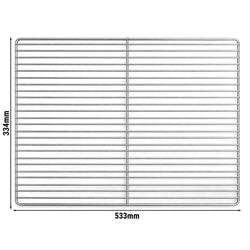 Plastikowy ruszt wsparcia - GN 1/1 - 325x530 mm - odpowiednia dla serii GN 1/1 (stoły chłodnicze & chłodziarki)