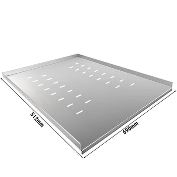 Pełny ruszt nośny - 512x690 mm - odpowiedni do zamrażarki skrzyniowej ETKSC792DN - Prime Gastro