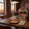 (12 sztuk) Talerze do pizzy – porcelana – Ø 310 mm – czarne