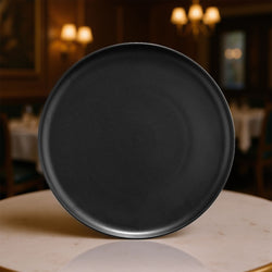 (12 sztuk) Talerze do pizzy – porcelana – Ø 310 mm – czarne
