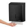AIR-WOLF | Commercial Wall Mounted Stainless Steel Paper Towel Dispenser – Black - C/Z-Fold