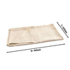 Muslin Cloth / Straining Cloth - 900x850mm - White Cotton/Polyester