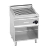 Commercial Gas Lava Rock Chargrill - 600mm - Freestanding - with Leg Stand - 600mm Deep - 8kW
