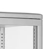 Witryna panoramiczna – stołowa – 420 mm – 98 L – z 4 półkami – srebrna