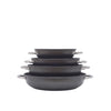 Patelnia typu wok PREMIUM – nadaje się do kuchenek indukcyjnych – średnica 36 cm – stal nierdzewna – wysoka