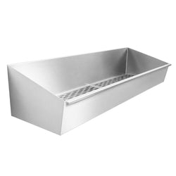 Taca do odsączania frytek, z rusztem ociekowym ze stali nierdzewnej - 1000x300mm