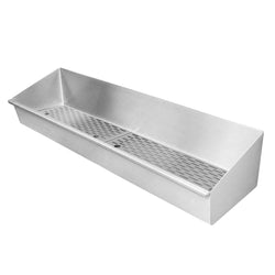 Taca do odsączania frytek, z rusztem ociekowym ze stali nierdzewnej - 1000x300mm