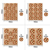 Gazowy piec do pizzy – 12 x Ø30 cm – manualny – czerwony – wraz z podstawą